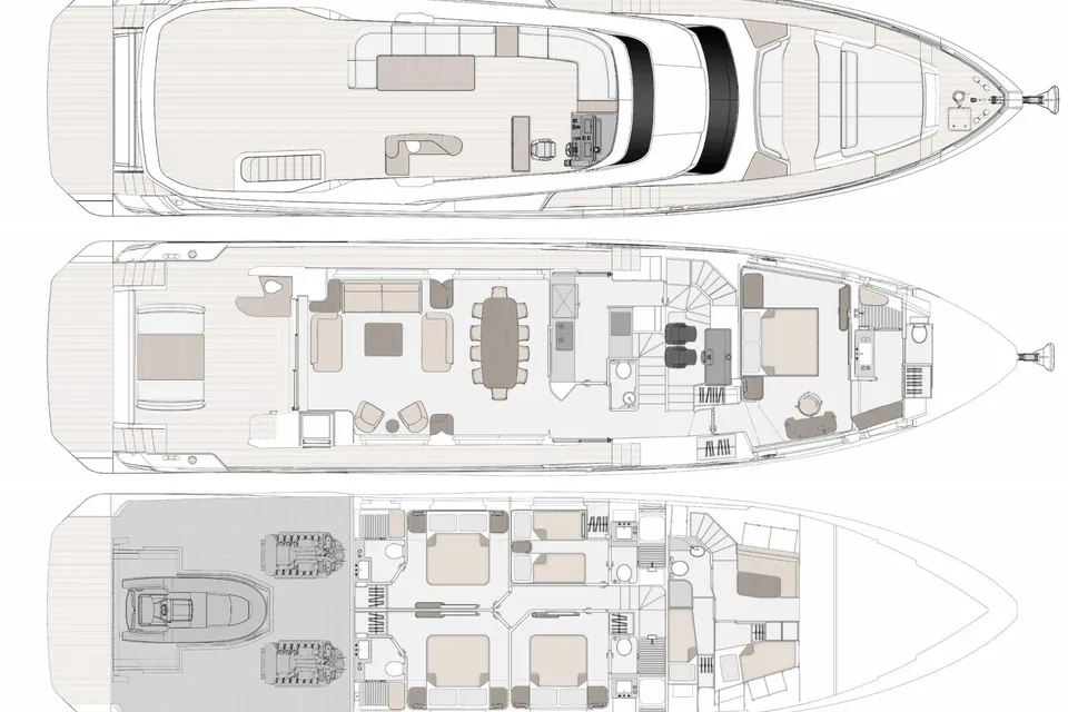 Marybelle, 2025 Azimut Grande 26M, layout 1