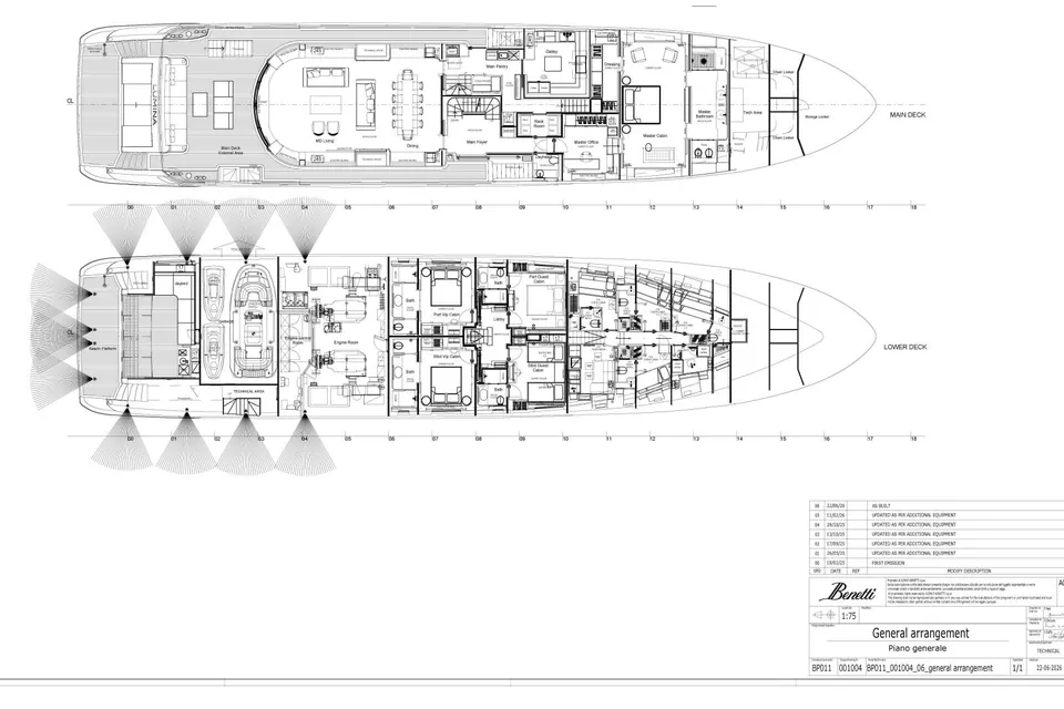 Lumina, 2026 Benetti Class 44M (B.Now), layout 2