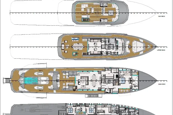 Project Petra, 2028 RMK Marine 50m Explorer, layout 1