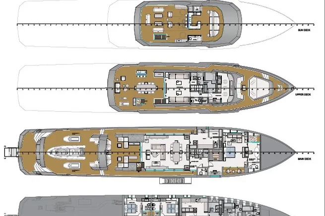 Project Petra, 2028 RMK Marine 50m Explorer, layout 2