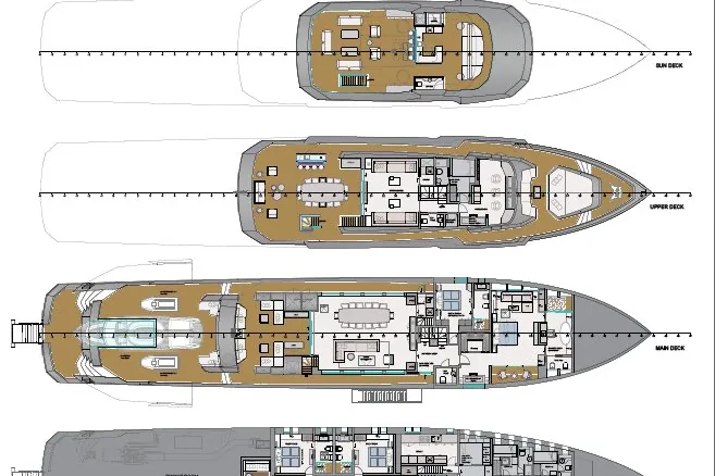 Project Petra, 2028 RMK Marine 50m Explorer, layout 3