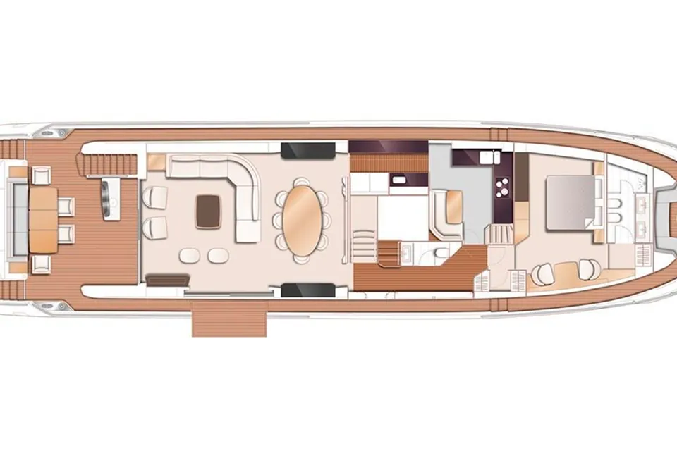 Afon, 2020 Princess 30M, layout 3