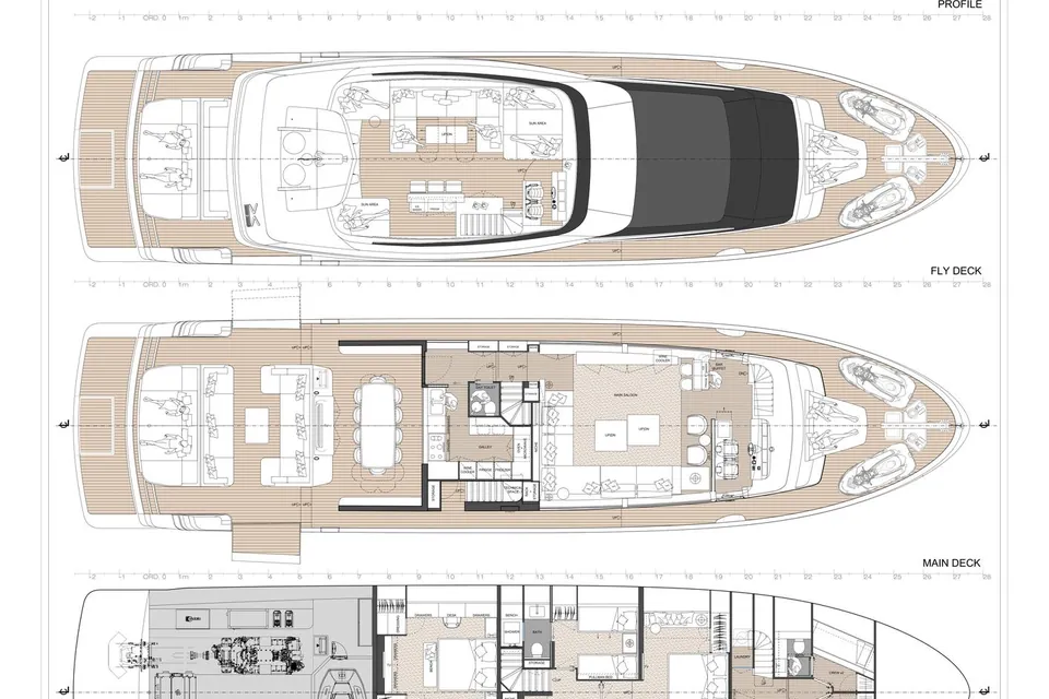 X One, 2023 Extra Yachts X99 Fast, layout 1