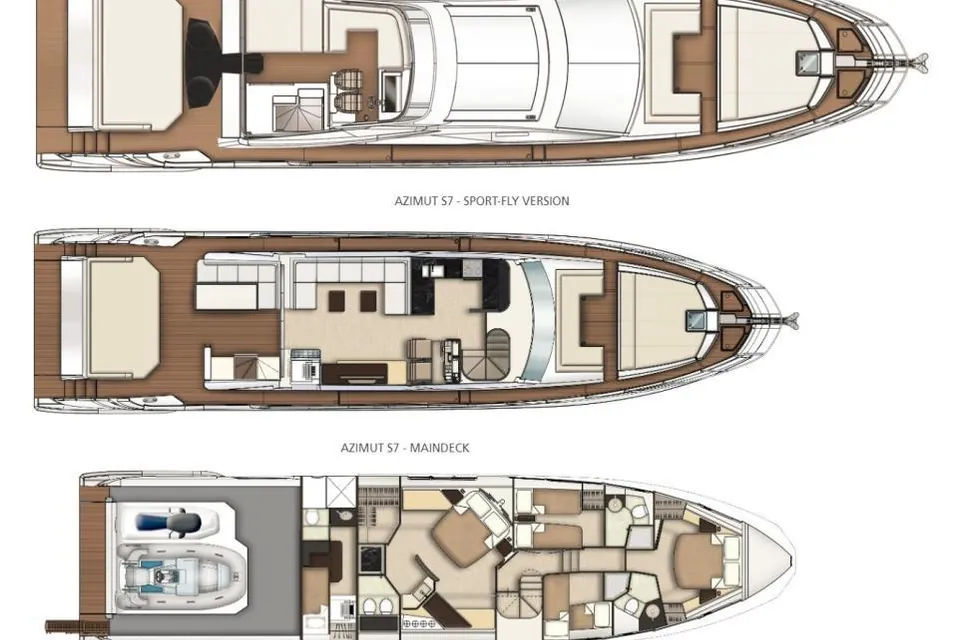 Sierra, 2021 Azimut S7, layout 1