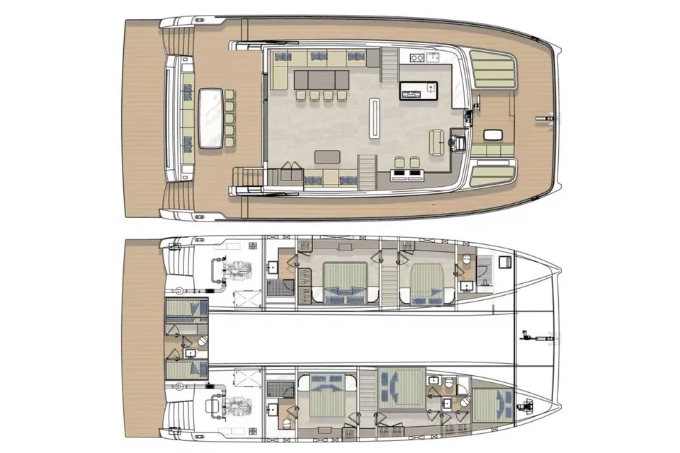 2026 Diamond Yachts EF66 Power Catamaran, photo 24