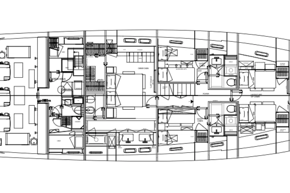 Lydia, 2021 Sanlorenzo SX88, layout 4