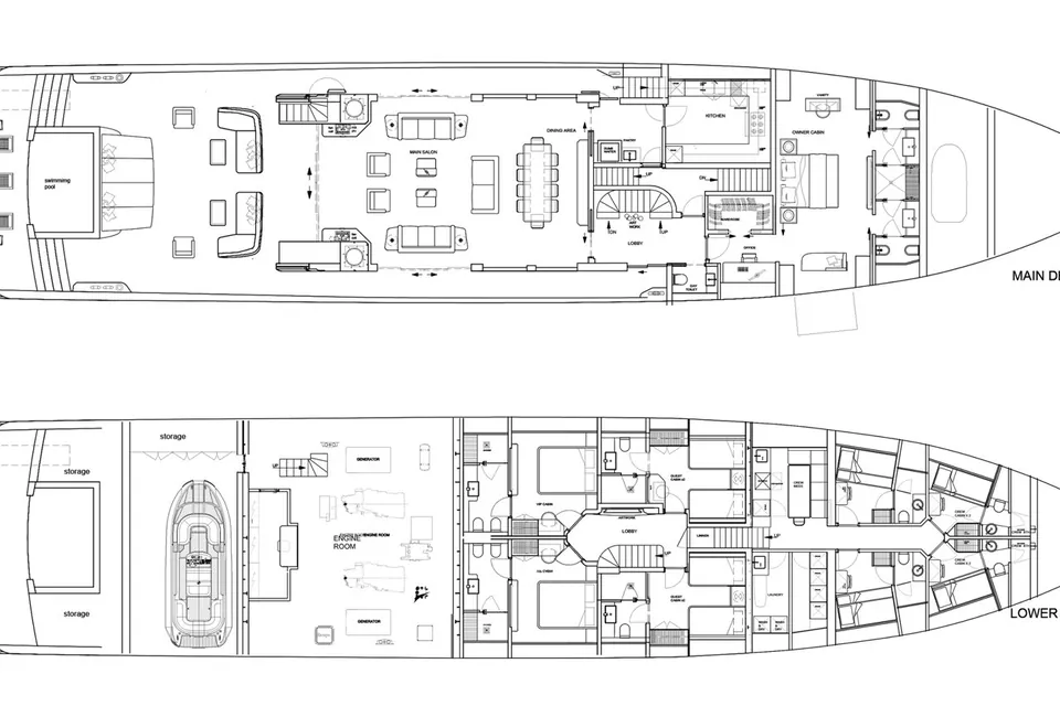 2028 Ocean King Ducale 140, layout 1