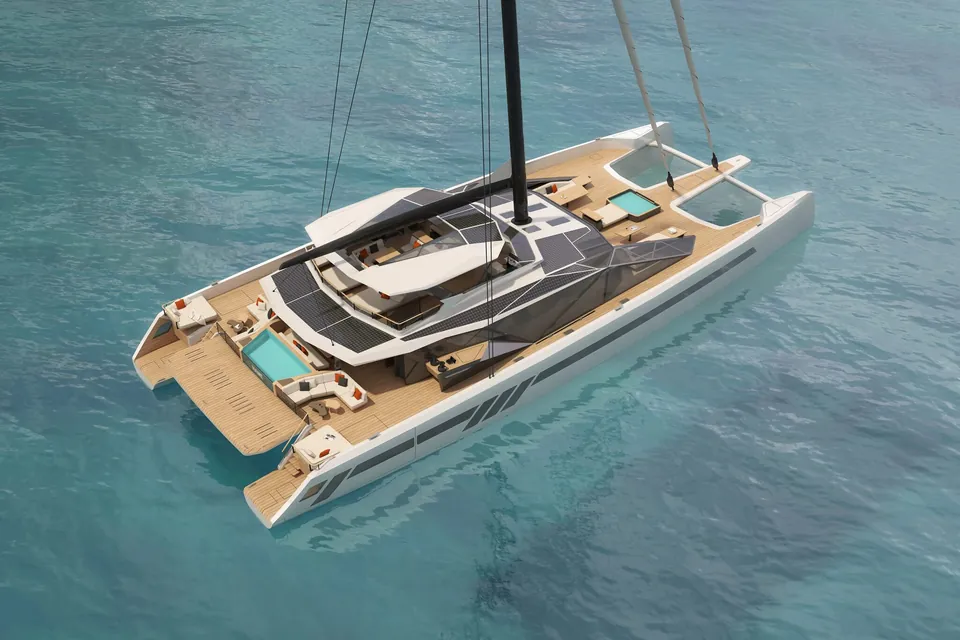 Project Polaris, 2028 Custom 128ft Catamaran, photo 1