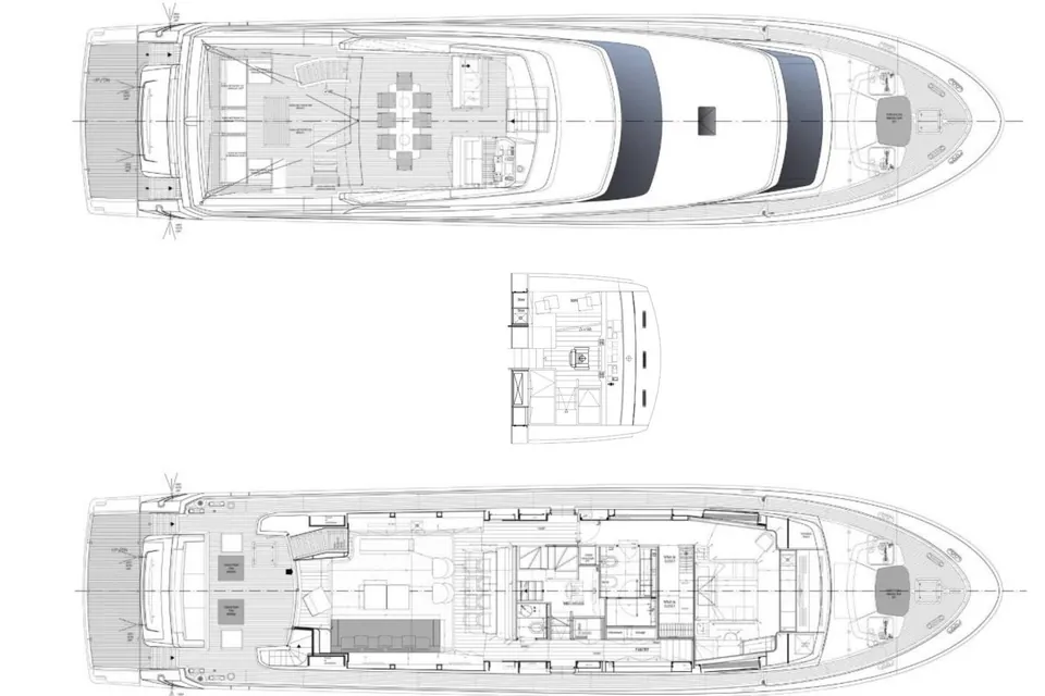Calm, 2016 Sanlorenzo SL96, layout 1