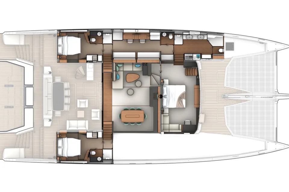 2028 JFA Yachts Long Island 87, layout 3