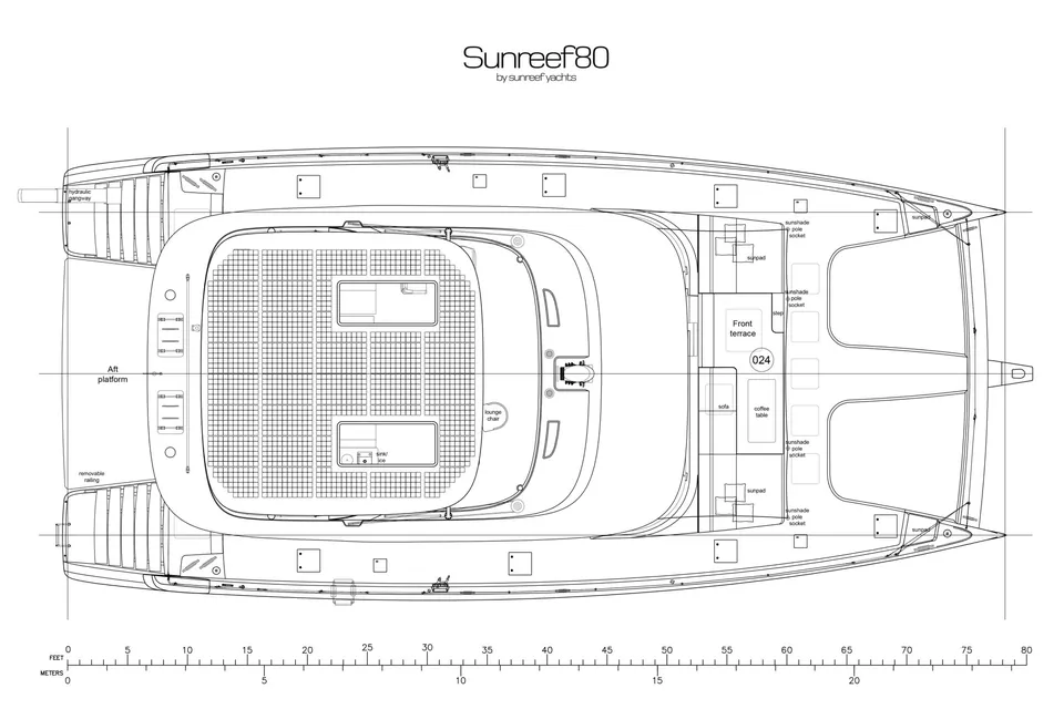 Noctis, 2026 Sunreef Yachts Sunreef 80, layout 2