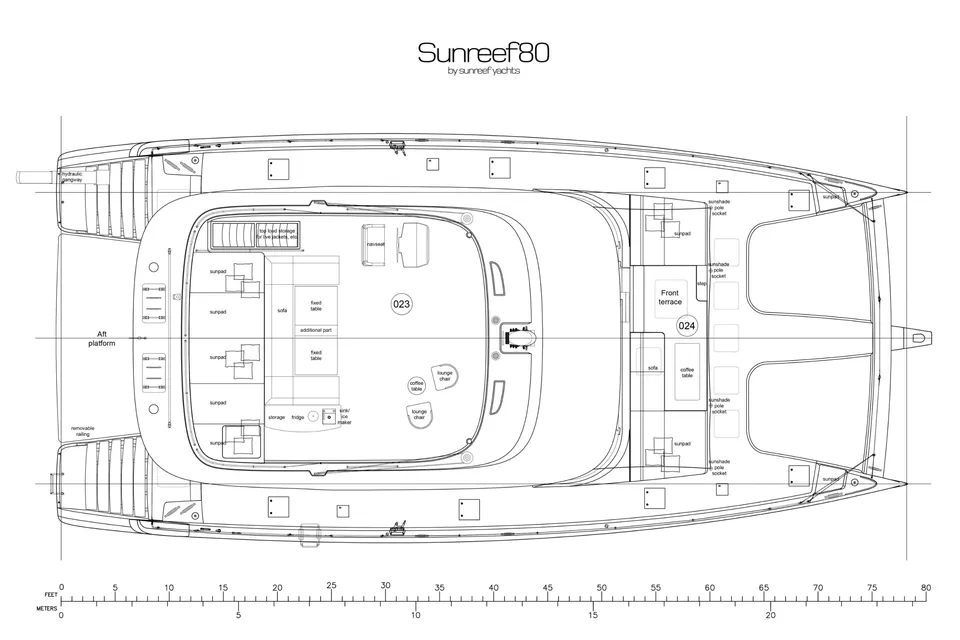 Noctis, 2026 Sunreef Yachts Sunreef 80, layout 3