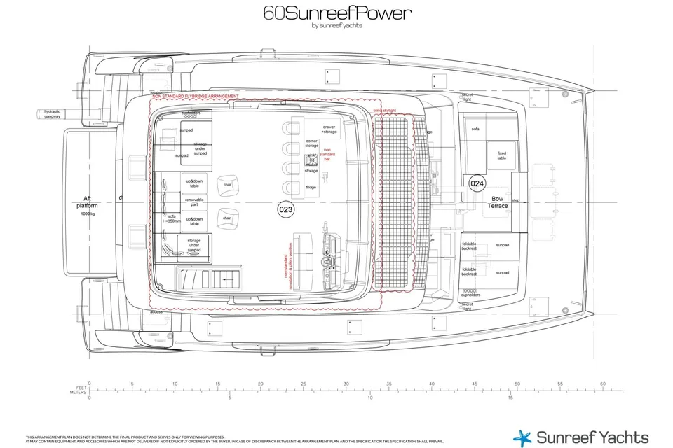 2026 Sunreef Yachts 60 Sunreef Power, layout 6