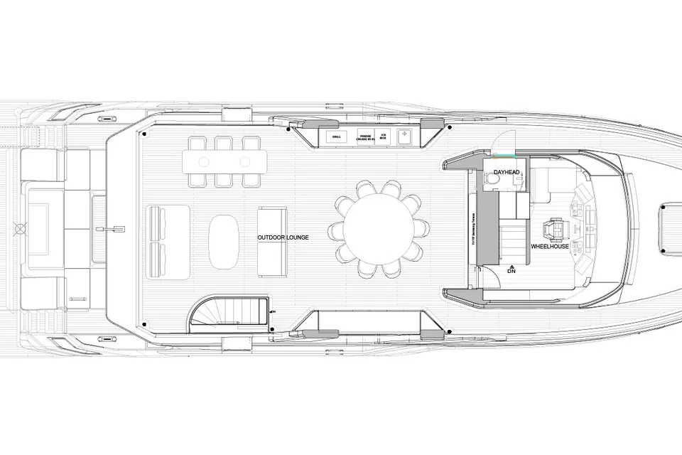 2027 Alpha Custom Yachts Squalo 90, layout 5