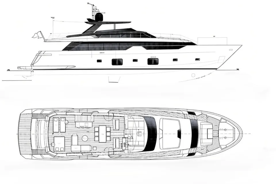 Marea, 2021 Sanlorenzo SL102 Asymmetric, layout 1