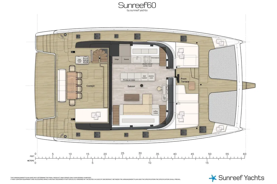 Oya, 2025 Sunreef Yachts Sunreef 60, layout 5