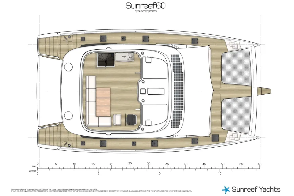 Oya, 2025 Sunreef Yachts Sunreef 60, layout 7