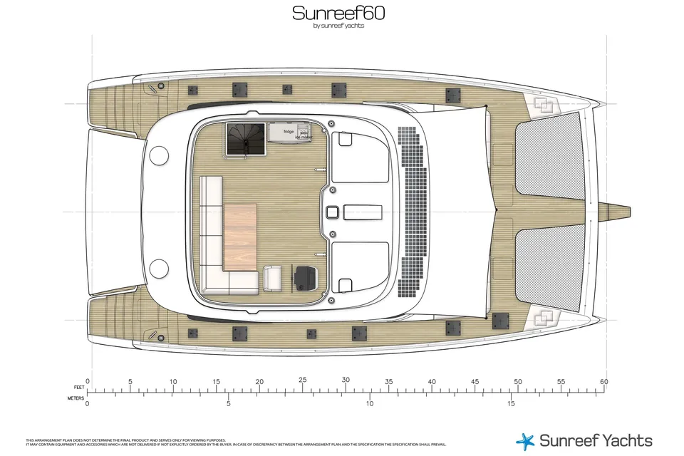 Oya, 2025 Sunreef Yachts Sunreef 60, layout 8