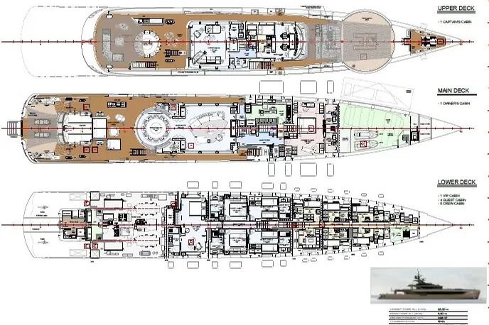 S-Force 55 Hull#4, 2027 Admiral S-Force 55, layout 1