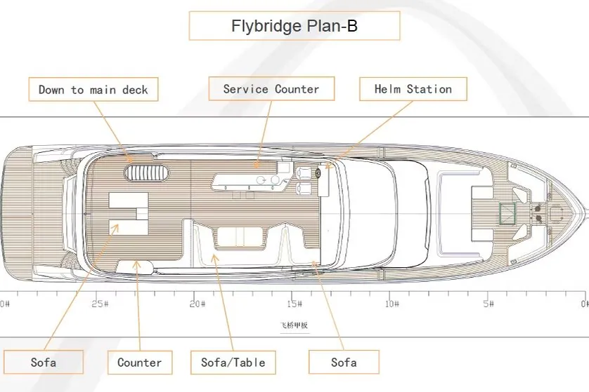 2027 Allegro Yachts Flybridge 98, layout 4