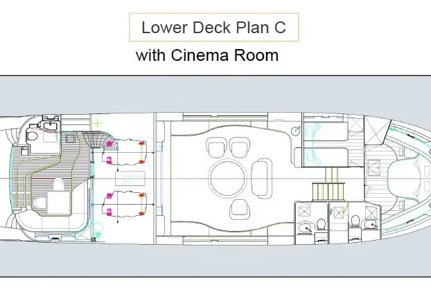 Allegro Flybridge 82 Model-X, 2027 Allegro Yachts Flybridge 82, layout 8