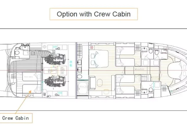 Allegro Flybridge 82 Model-X, 2027 Allegro Yachts Flybridge 82, layout 10