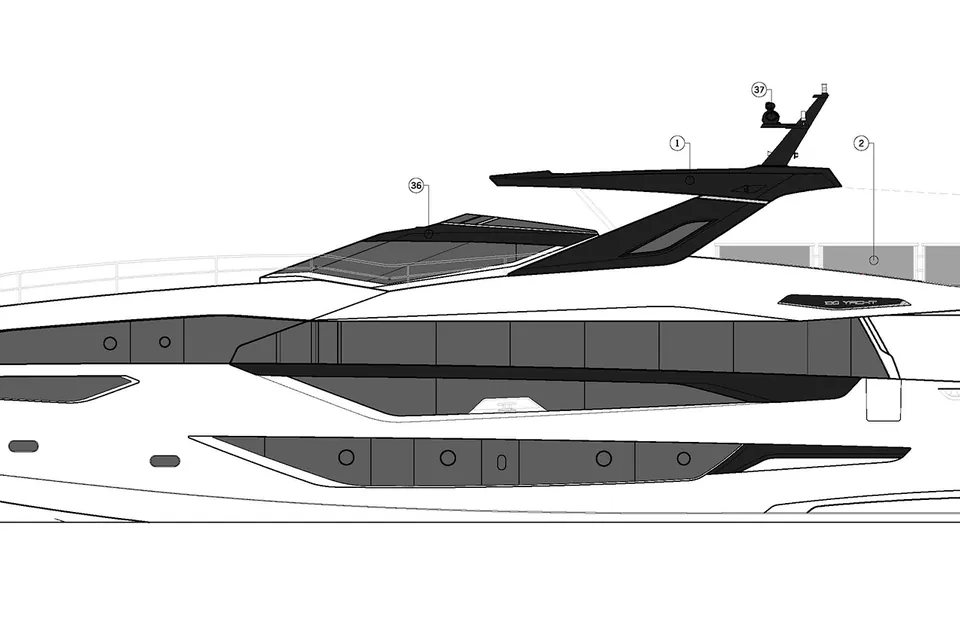 Family Spirit, 2023 Sunseeker 100 Yacht, layout 1