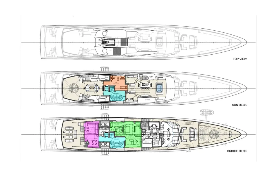 Vanish, 2021 Feadship Custom, layout 2