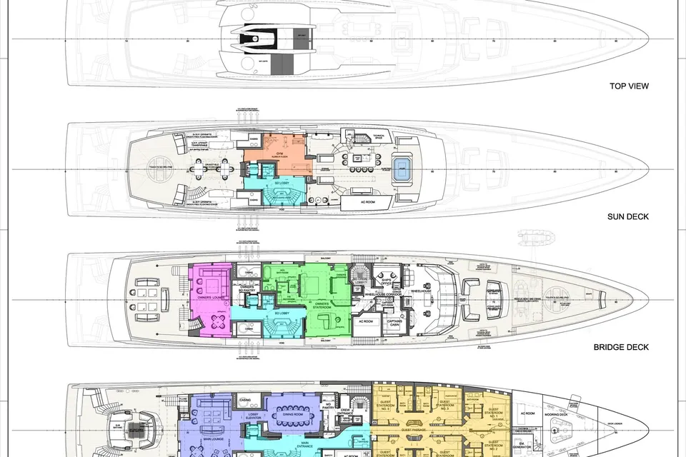 Vanish, 2021 Feadship Custom, layout 4