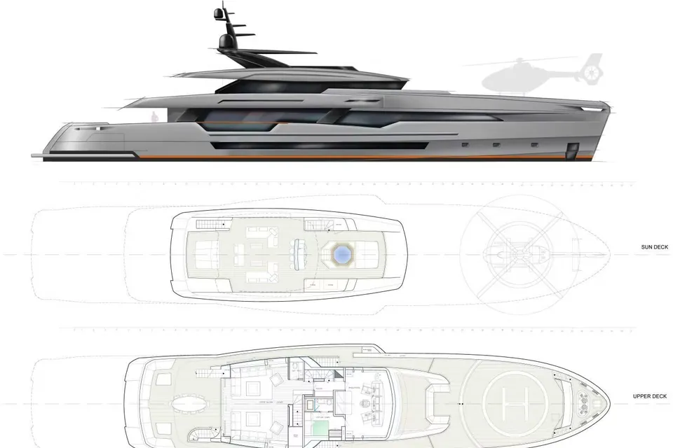 Wider 170, 2027 Wider Yachts, layout 2