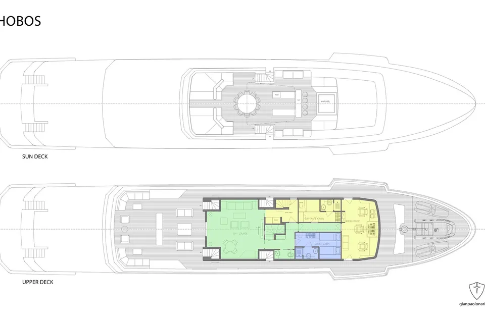 Phobos, 2028 Aegean Yacht Custom, layout 3