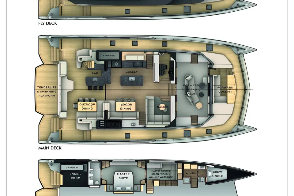 Celestia 72, 2027 Serenity Yachts, layout 1