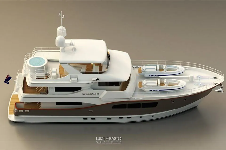 All Ocean Yachts 100' Fiberglass, 2026 All Ocean Yachts Tri- Deck Explorer Yacht, photo 1