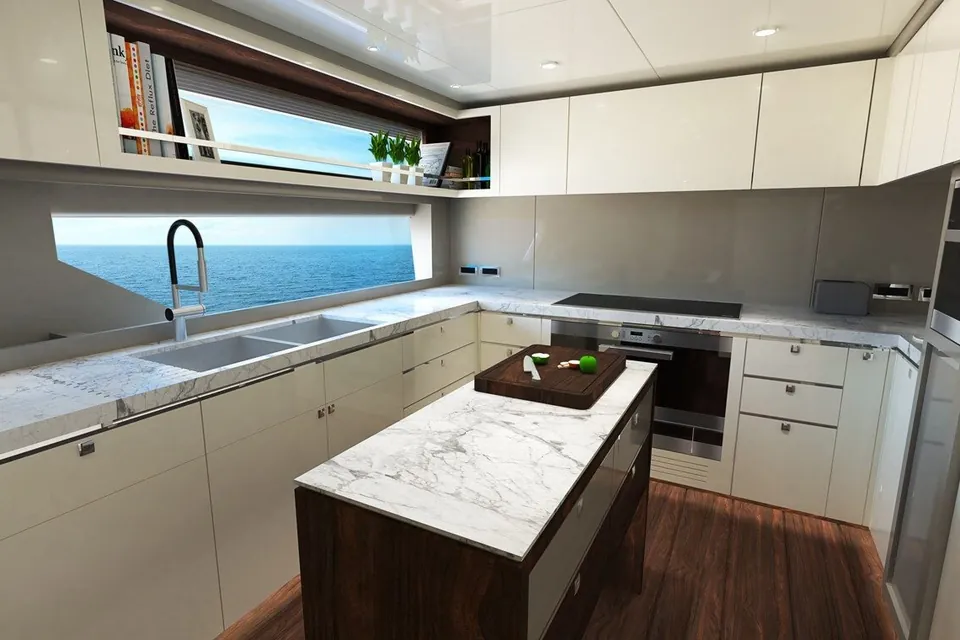 Johnson 115 Skylounge W/Fb, 2026 Johnson Yachts Motor Yacht w/FB w/On-Deck Master, photo 5