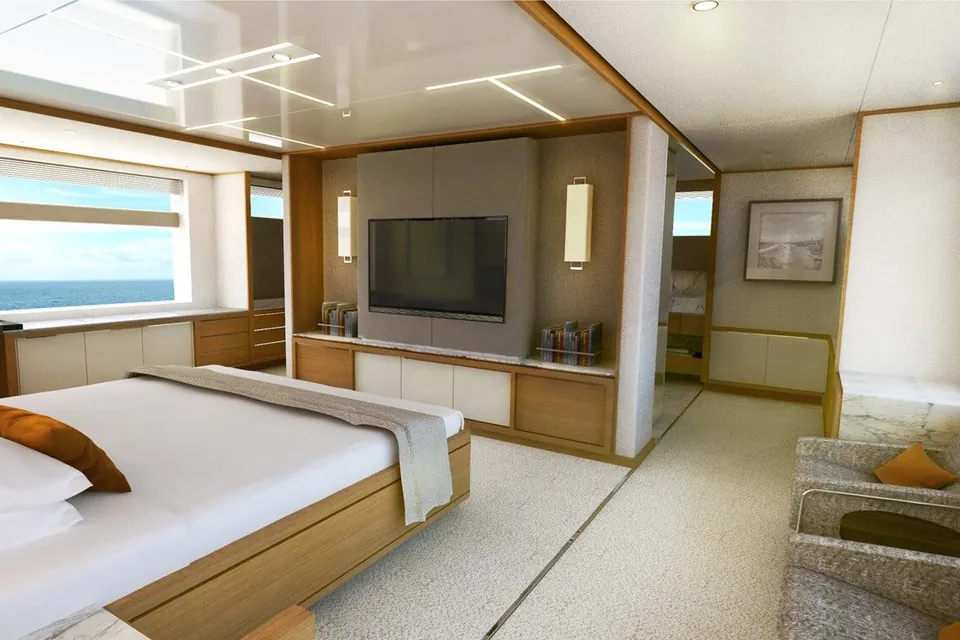 Johnson 115 Skylounge W/Fb, 2026 Johnson Yachts Motor Yacht w/FB w/On-Deck Master, photo 8