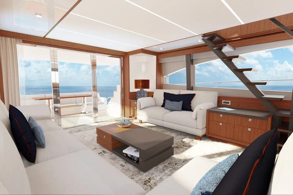 Johnson 70' Skylounge New Build, 2025 Johnson Yachts Skylounge, photo 1