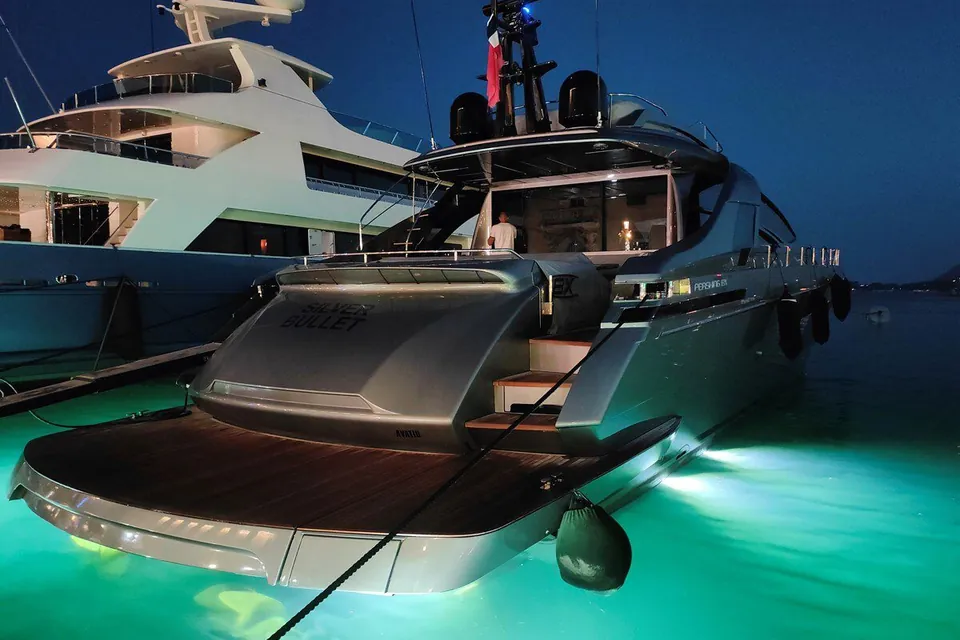 Silver Bullet, 2022 Pershing 8X, photo 4