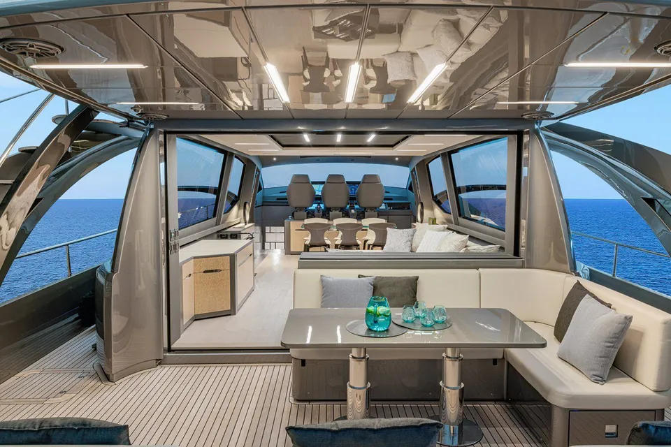 Silver Bullet, 2022 Pershing 8X, photo 8