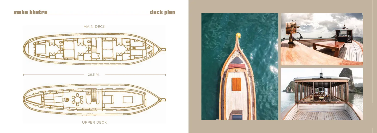 Plano de deck do Maha Bhetra: Main Deck