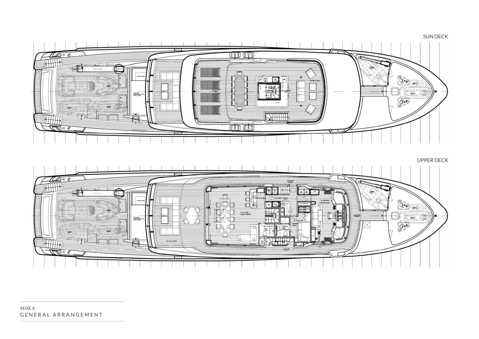 Deck plan of Moka: Sun Deck
