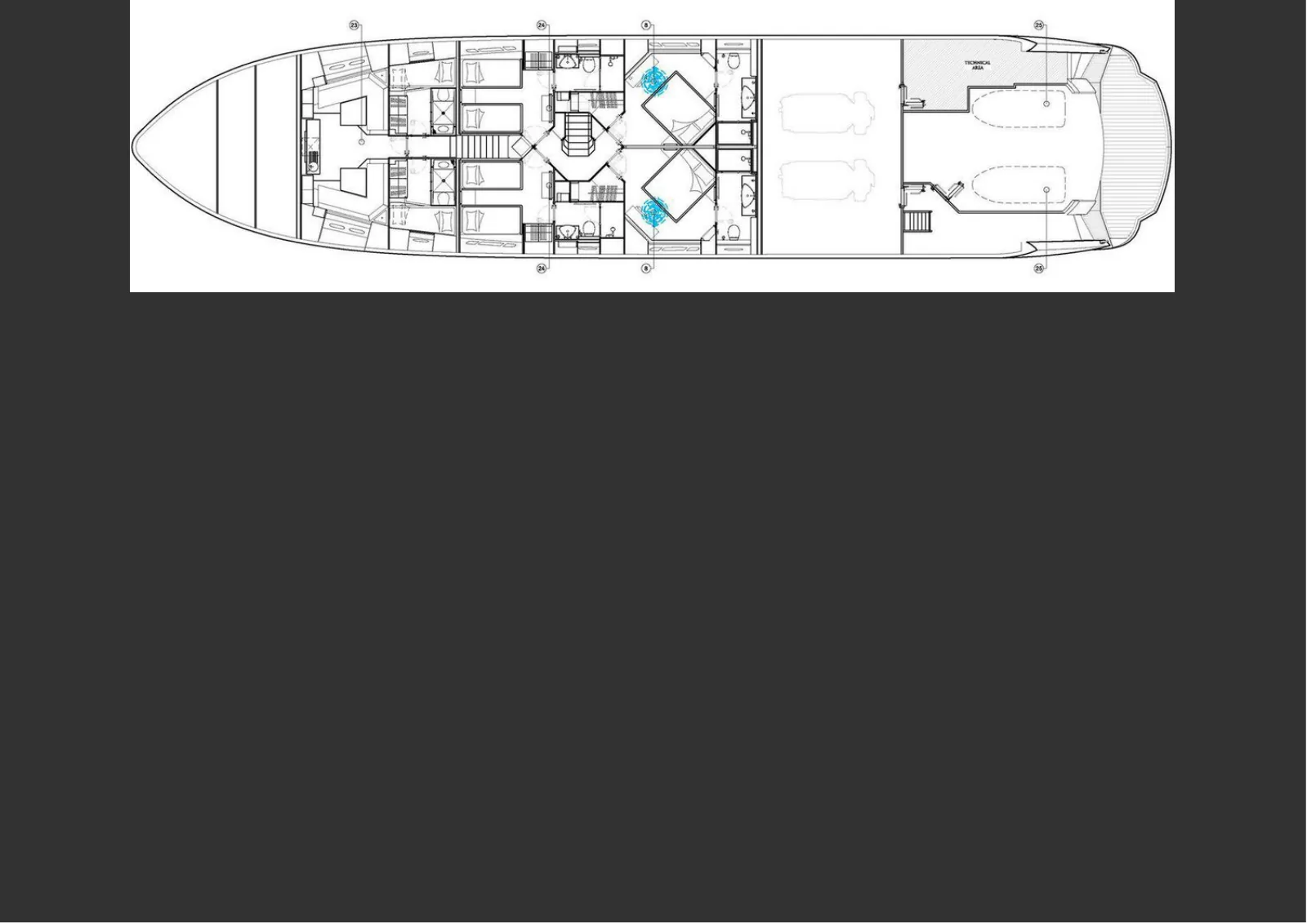 Plano de cubierta de Makani II