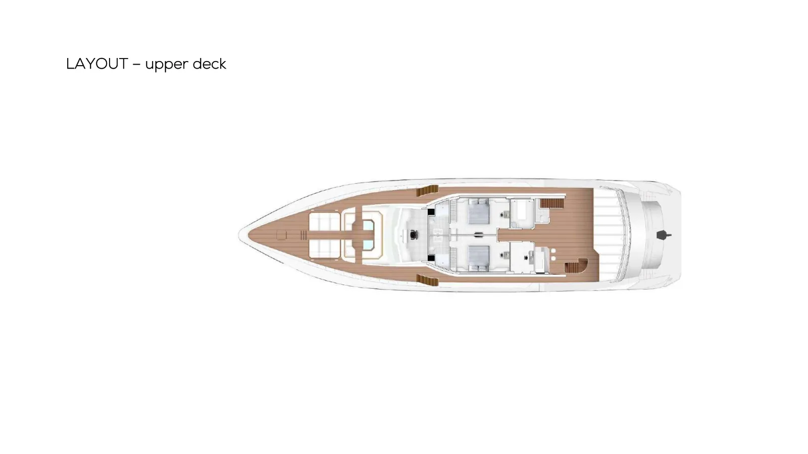 Piano di coperta di Searex: upper deck