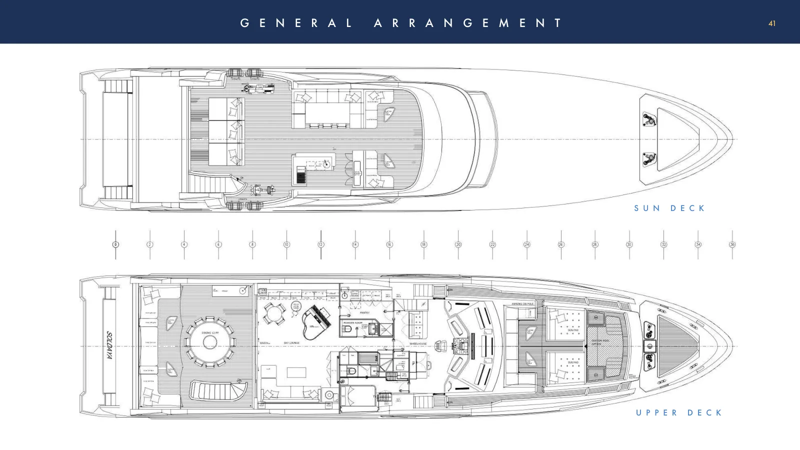 Plano de deck do Charade: Sun Deck