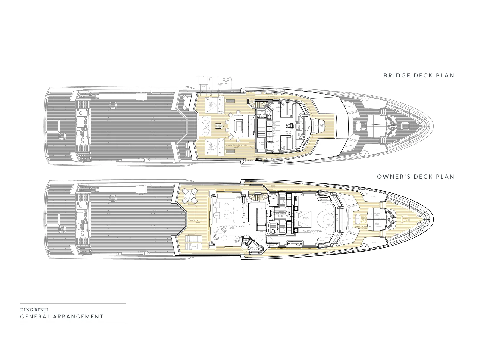 Deck plan of King Benji: Bridge Deck