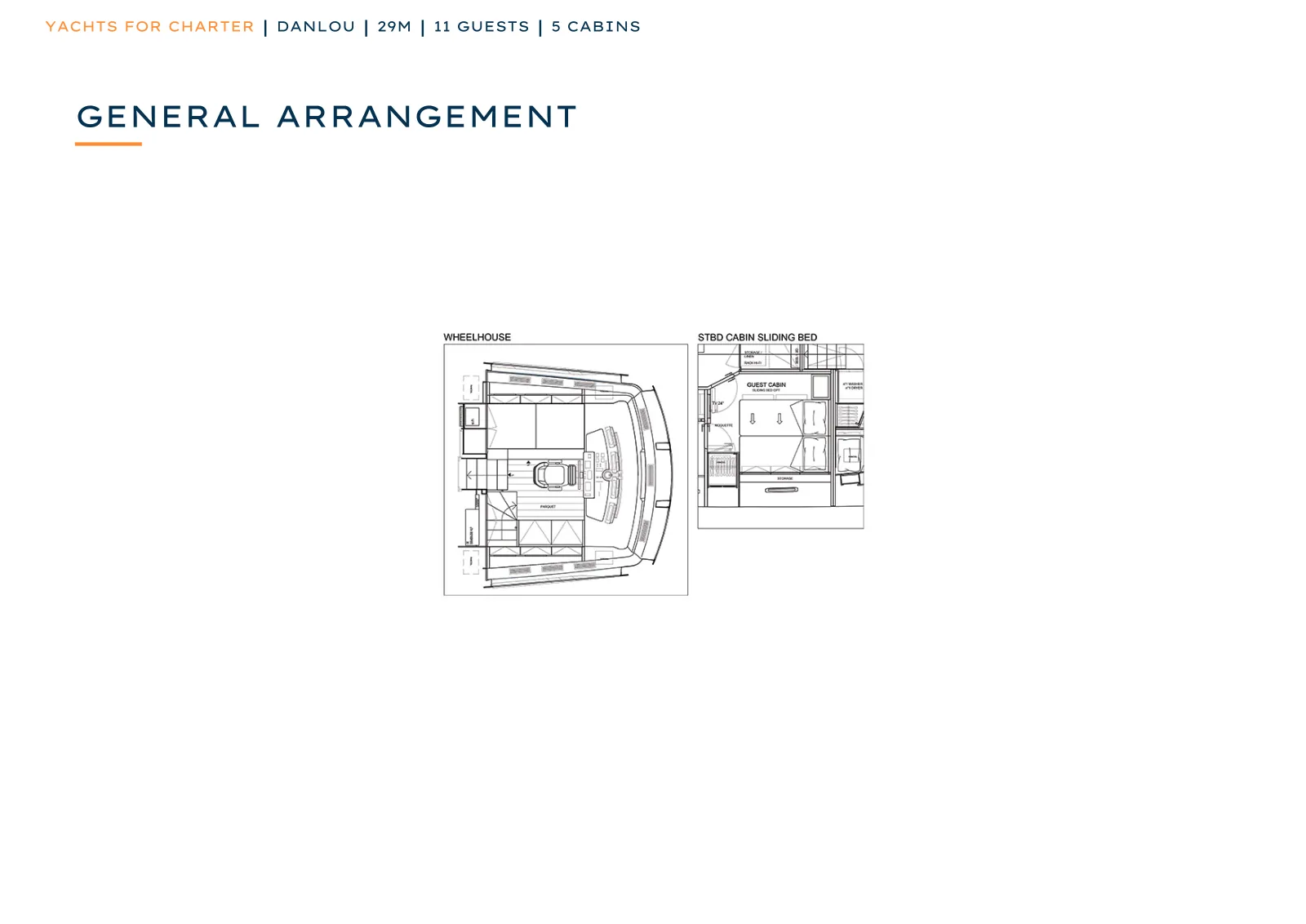 Deck plan of Danlou: Wheelhouse