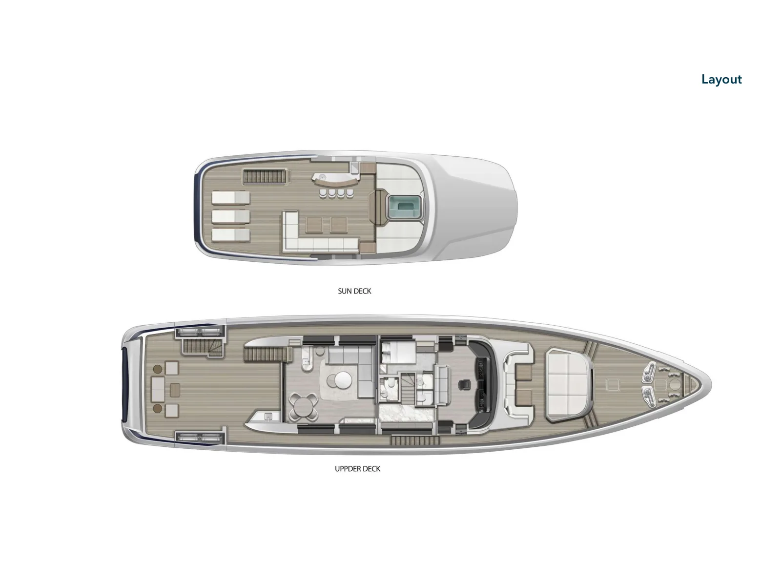 Deck plan of Yoto: Sun Deck