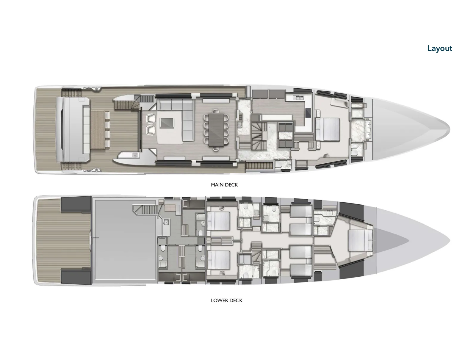 Deck plan of Yoto: Main Deck
