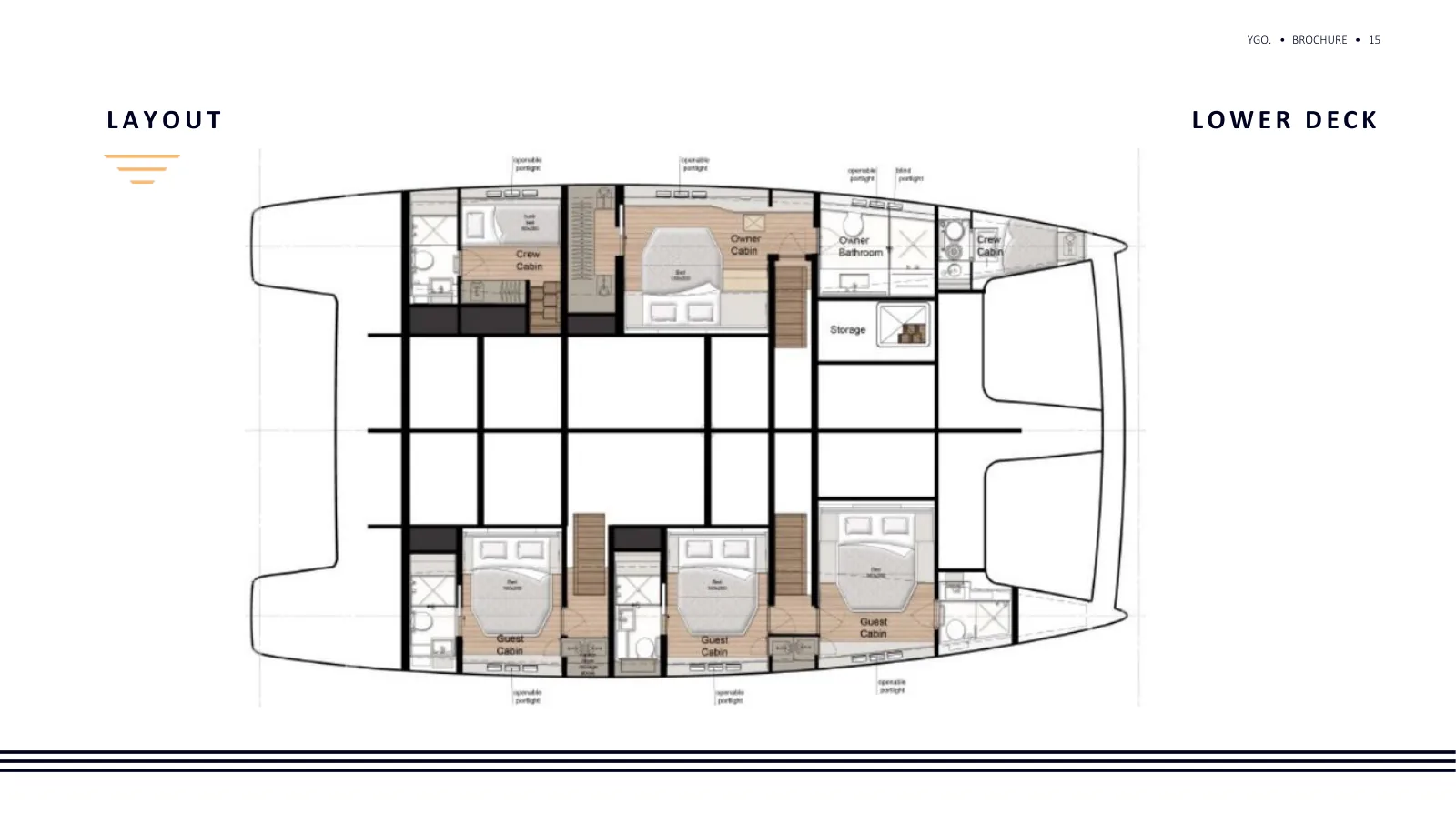 Deck plan of YGO: Lower Deck