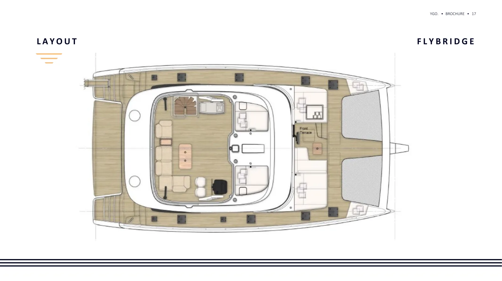 Deck plan of YGO: Flybridge