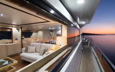Acionna by Sanlorenzo – Private Motor Yacht Charter in Mykonos